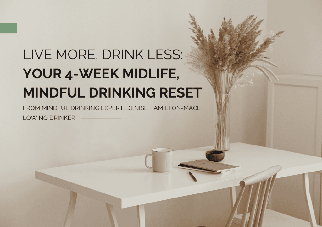 4 week midlife mindful drinking reset cover page